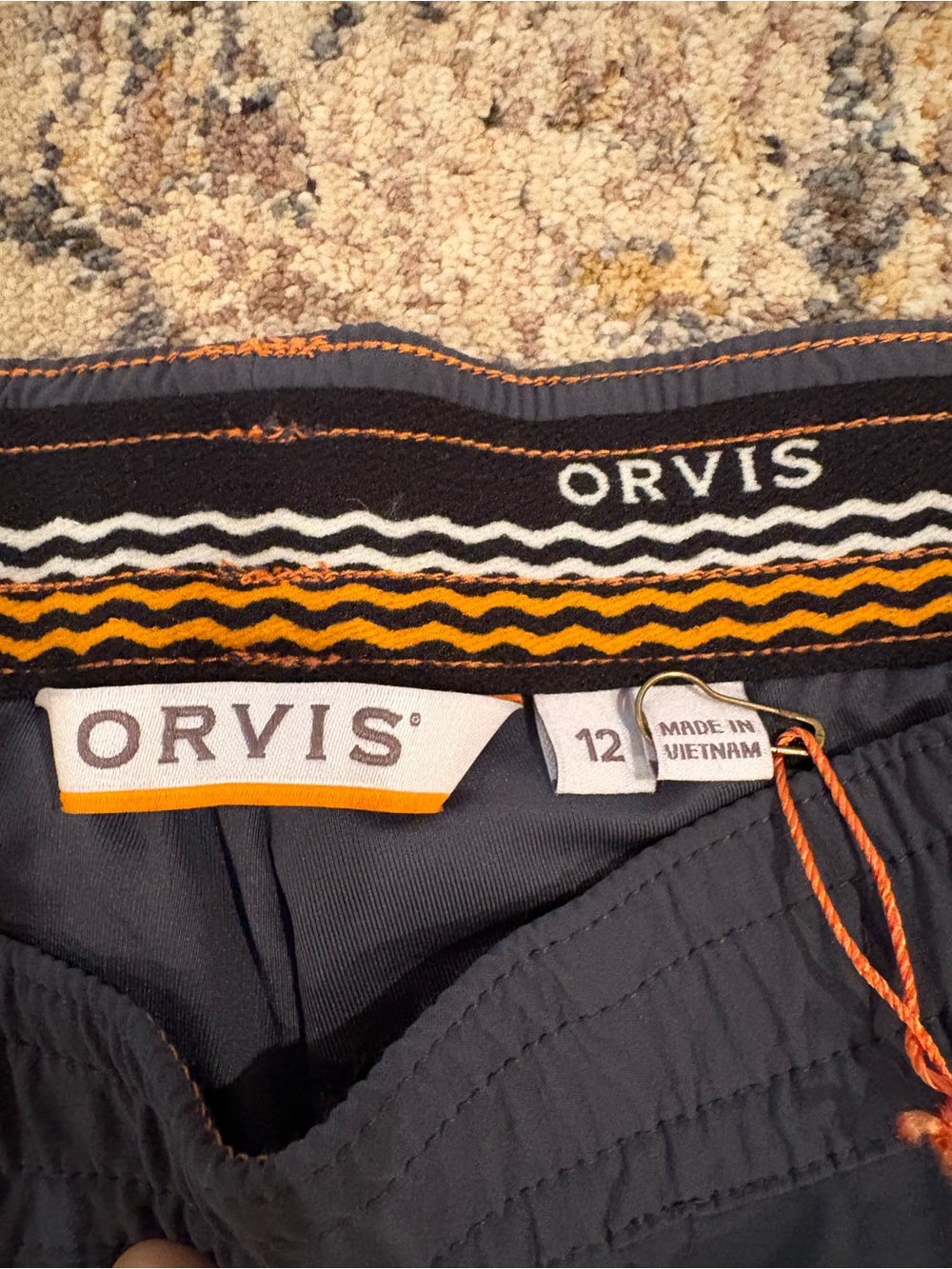 NEW Orvis Jackson Quick Dry Performance Pants Blue/Grey  UPF50 Women Pants Sz 12 - Picture 4 of 6